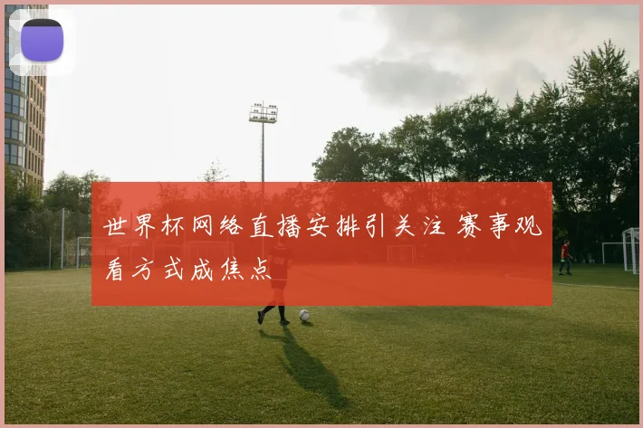 世界杯网络直播安排引关注 赛事观看方式成焦点